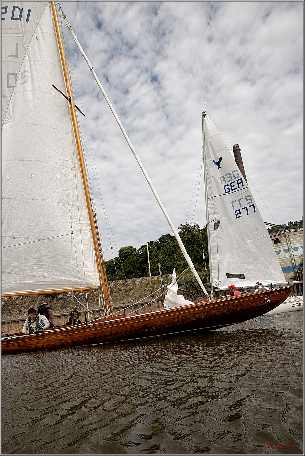 100 Jahre Rheinwoche 2022 - 4. Wettfahrt Duisburg - Wesel, 04.06.2022,